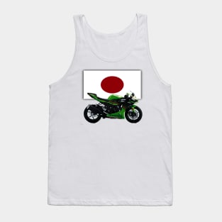 Japanese Ninja Kawasaki Motorcycle Tank Top